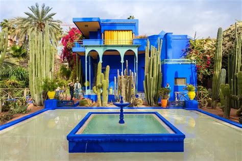 ysl bleu jardin majorelle marrakech|YSL museum marrakech.